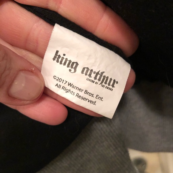 Grey “King Arthur” Hoodie - Picture 5 of 6